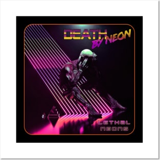 Death By Neon Official Product - Leathal Neons EP album cover Posters and Art